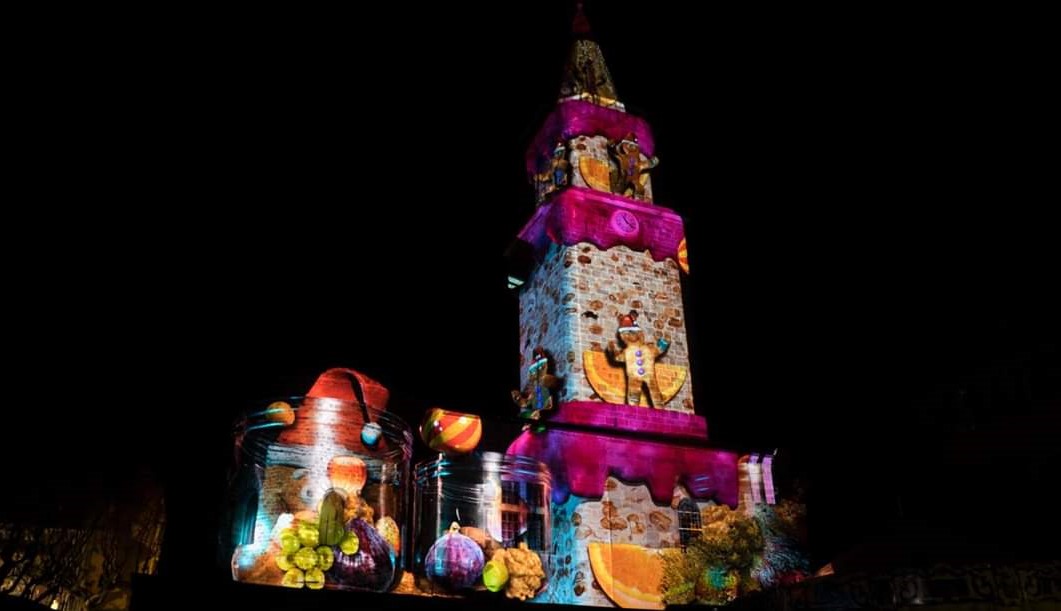 Sainte Léonce à Fréjus Mapping de Noël 2018